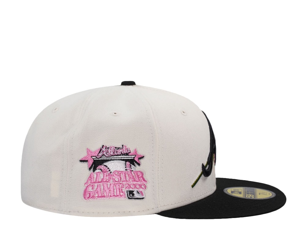 New Era Atlanta Braves All Star Game 2000 Chrome Rose Two Tone Edition 59Fifty Fitted Gorra
