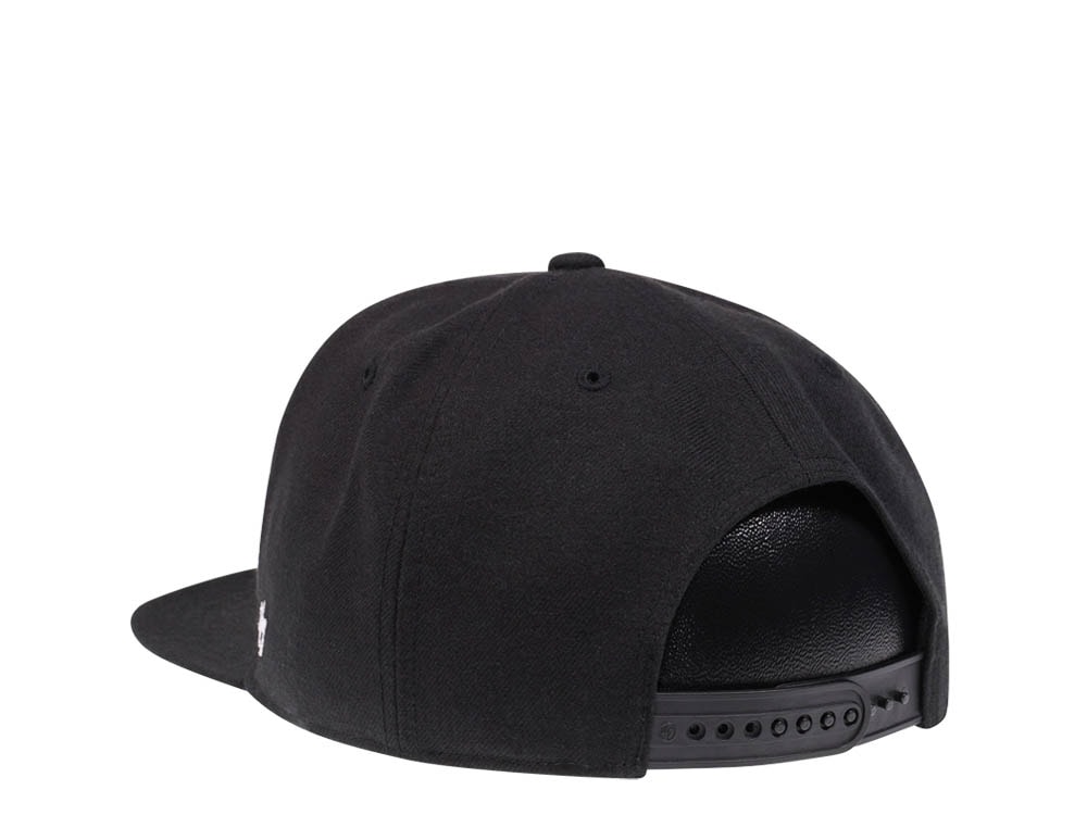 47Brand Pittsburgh Penguins No Shot Black Captain Snapback Gorra