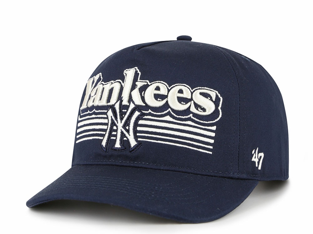 47 Brand New York Yankees Script Fade Navy Hitch Snapback Gorra