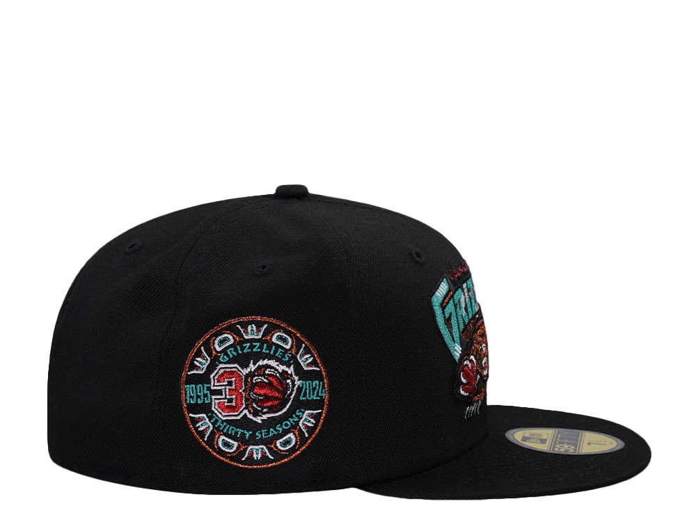 New Era Memphis Grizzlies 30 Season Black Prime Edition 59Fifty Fitted Gorra