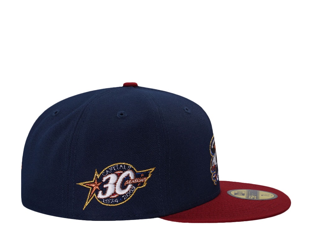 New Era Washington Capitals 30th Anniversary Throwback Two Tone Edition 59Fifty Fitted Gorra