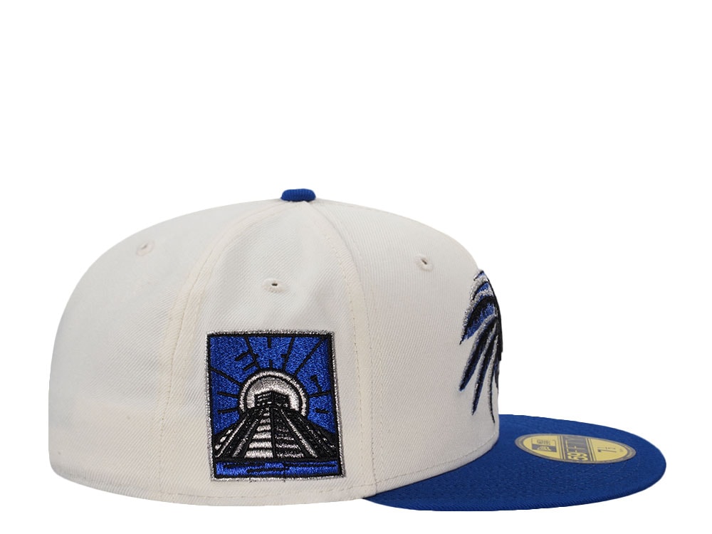 New Era Aztec Skull Chrome Two Tone Edition 59Fifty Fitted Gorra