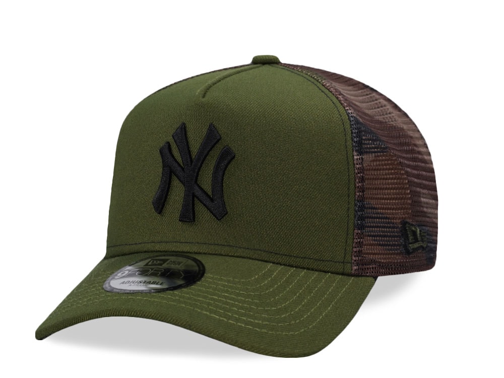 New Era New York Yankees Camo Prime Trucker Edition 9Forty A Frame Snapback Gorra