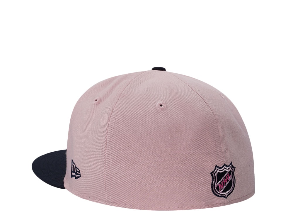 New Era Washington Capitals 50th Anniversary Pink Rouge Two Tone Edition 59Fifty Fitted Gorra