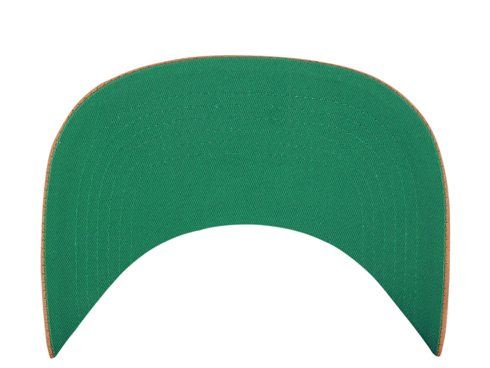 47 Brand Oakland Athletics Cooperstown Suede Visor Dark Green Hitch Snapback Gorra