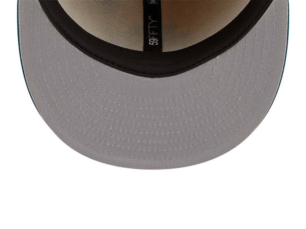 New Era Milwaukee Brewers The Elements Vegas Gold Two Tone Edition 59Fifty Fitted Gorra