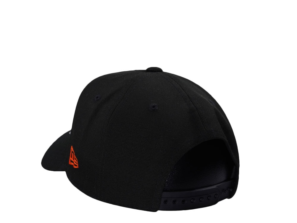 New Era New York Knicks Classic Script Black Prime Edition 9Forty A Frame Snapback Gorra