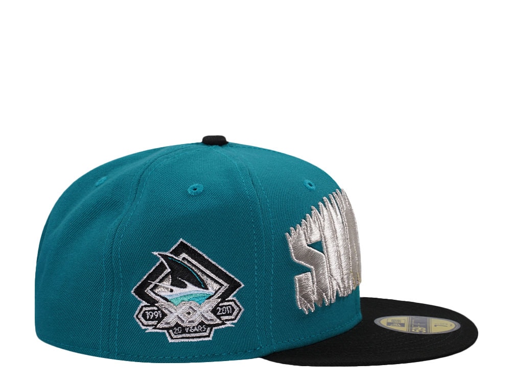 New Era San Jose Sharks 20th Anniversary Two Tone Edition 59Fifty Fitted Gorra