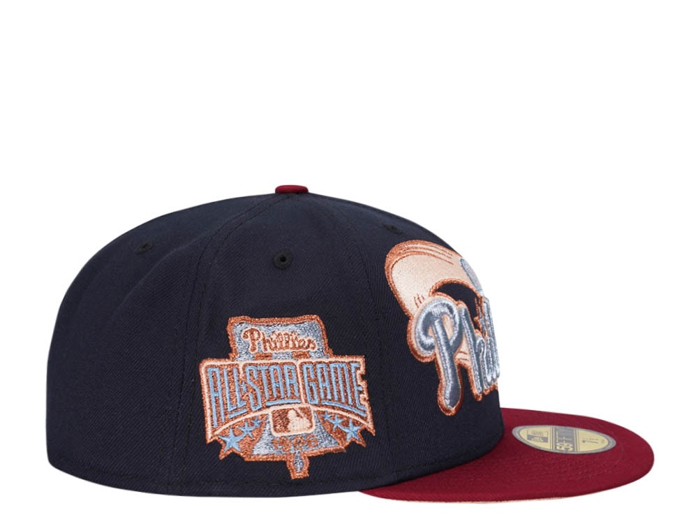 New Era Philadephia Phillies All Star Game 1996 Heavy Metallic Two Tone Edition 59Fifty Fitted Gorra