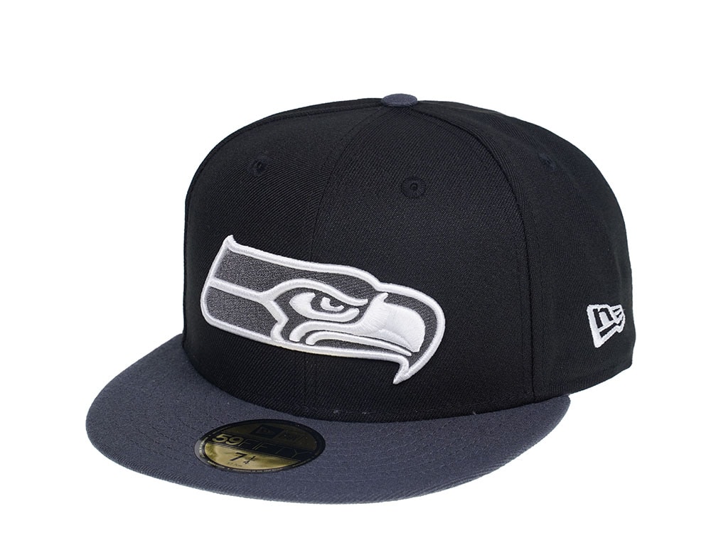 NEW ERA SEATTLE SEAHAWKS TWO TONE GRAY EDITION 59FIFTY FITTED CAP