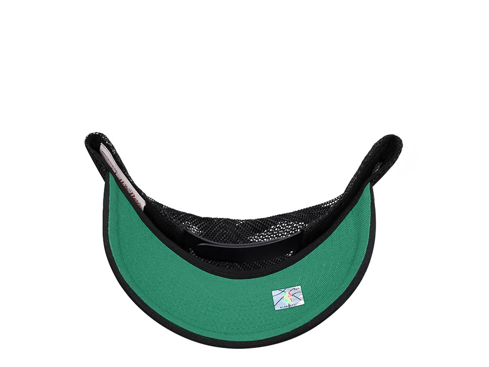 Mitchell & Ness Boston Celtics Black Billboard Trucker Snapback Gorra