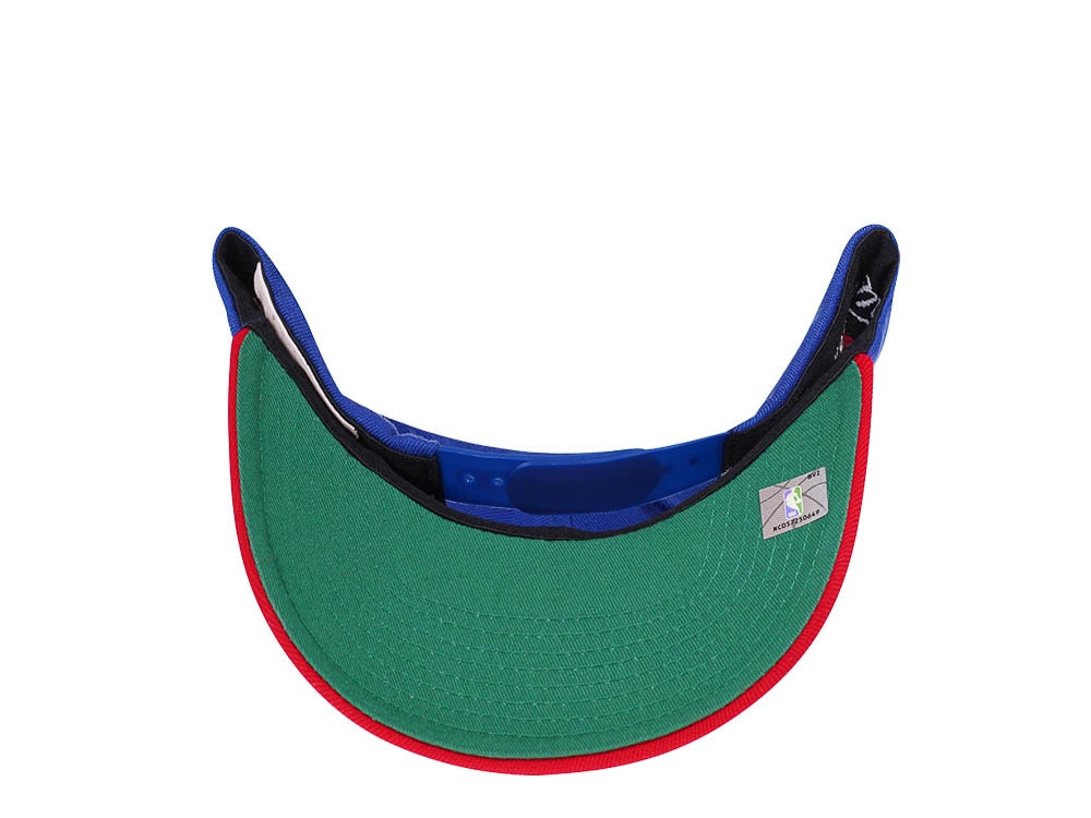 Mitchell & Ness Denver Nuggets Team Ground Red Line Solid Flex Two Tone Snapback Gorra