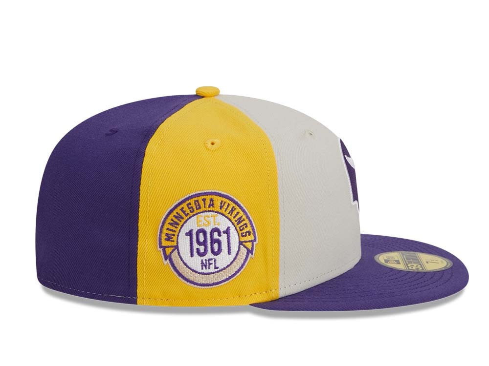New Era Minnesota Vikings NFL Sideline 2023 59Fifty Fitted Gorra