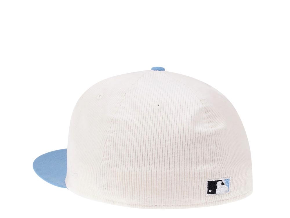 New Era Houston Astros 20th Anniversary Creme Corduroy Two Tone Edition 59Fifty Fitted Gorra