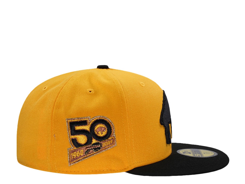 New Era Buffalo Bills 50th Anniversary Yellow Two Tone Edition 59Fifty Fitted Gorra