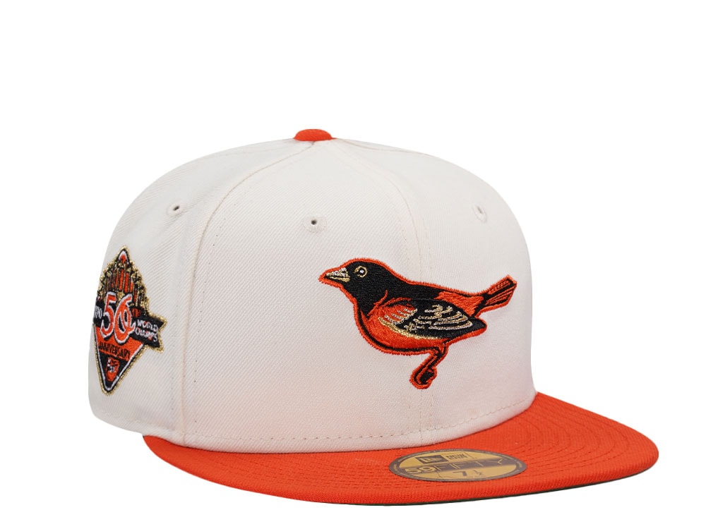 New Era Baltimore Orioles 50th Anniversary Chrome Two Tone Edition 59Fifty Fitted Gorra
