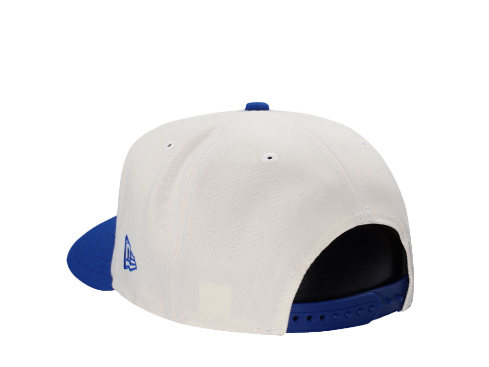 New Era Los Angeles Dodgers Bleed Blue Chrome Two Tone Edition 9Fifty A Frame Snapback Gorra