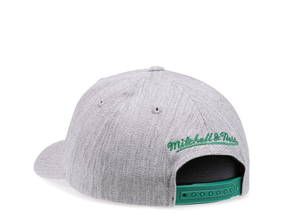 Mitchell & Ness Boston Celtics Heather Red Line Flex Snapback Gorra