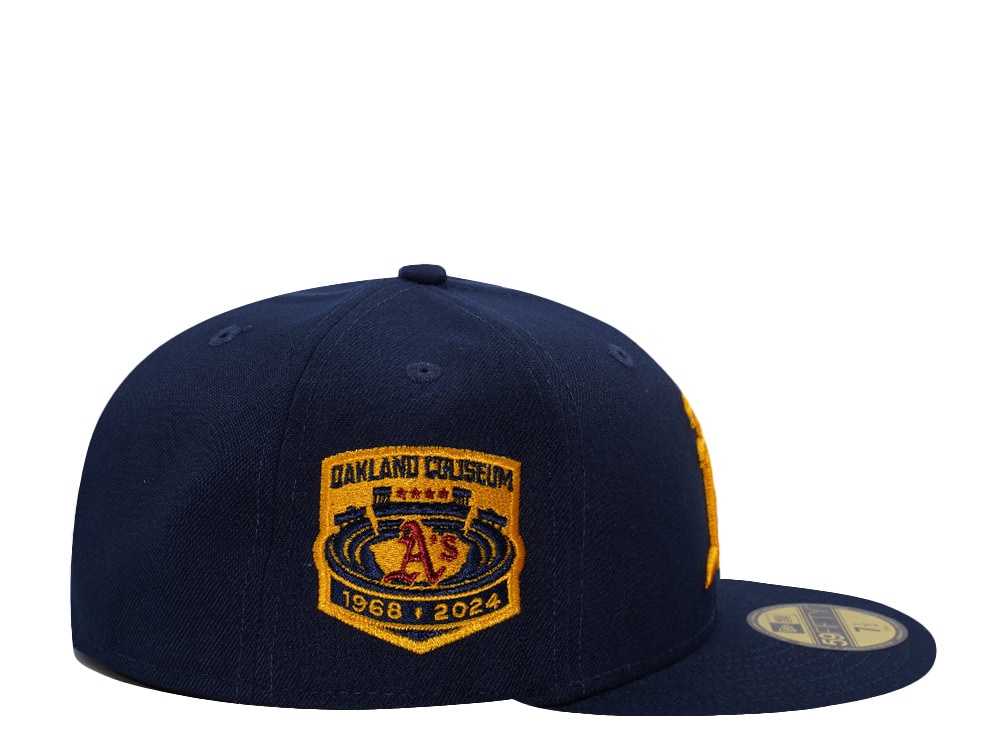 New Era Oakland Athletics Oakland Coliseum Ocean Blue Prime Edition 59Fifty Fitted Gorra