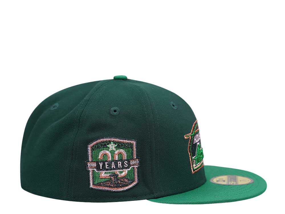 New Era Houston Astros 20th Anniversary Metallic Platinum Two Tone Edition 59Fifty Fitted Gorra