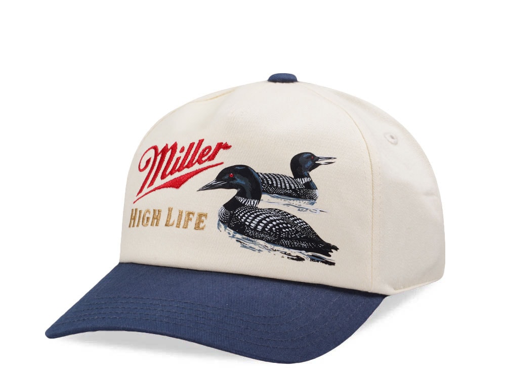 American Needle Miller High Life Ducks Roscoe Ivory Snapback Gorra