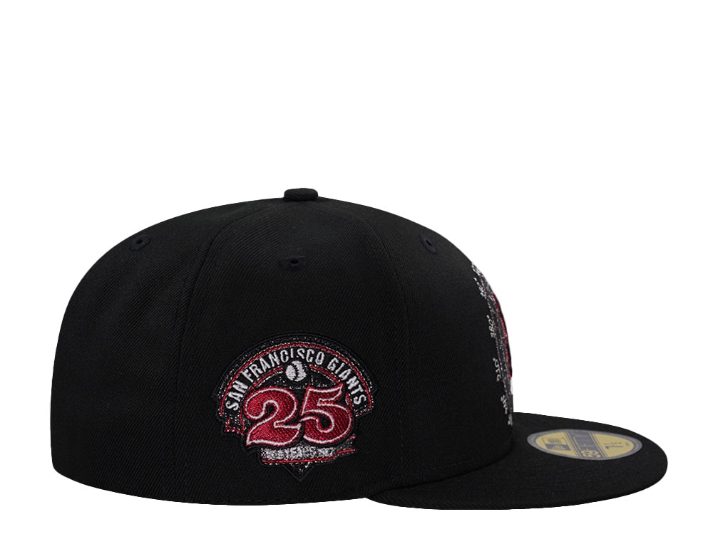 New Era San Francisco Giants 25th Anniversary Black Prime Horror Edition 59Fifty Fitted Gorra