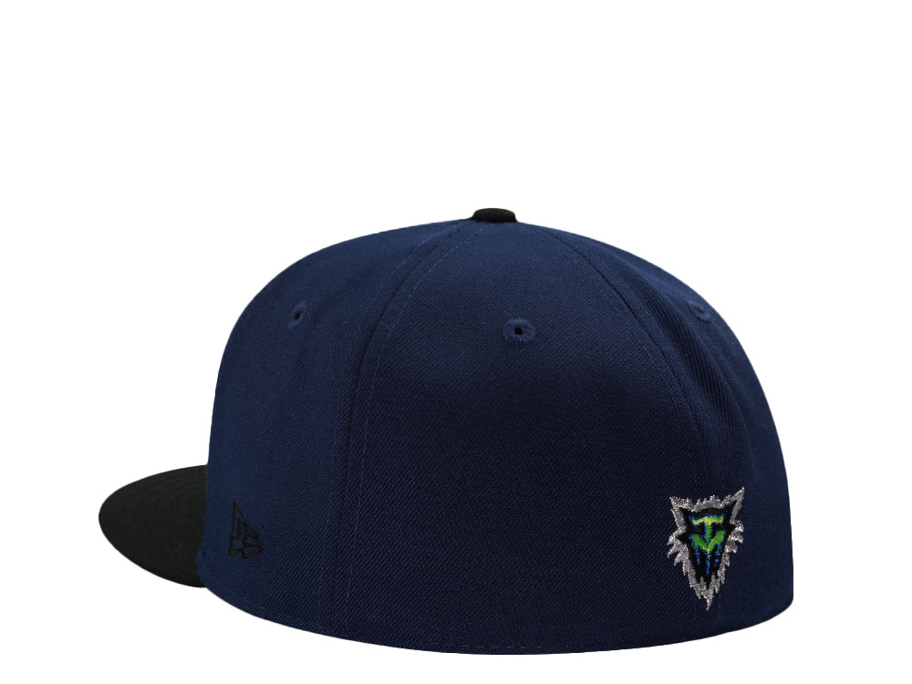 New Era Minnesota Timberwolves 20 Seasons Ocean Blue Two Tone Edition 59Fifty Fitted Gorra