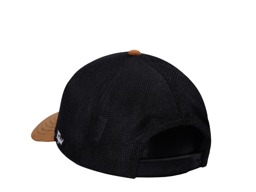 Hatfield Classic Original Black Brown Trucker Snapback Gorra