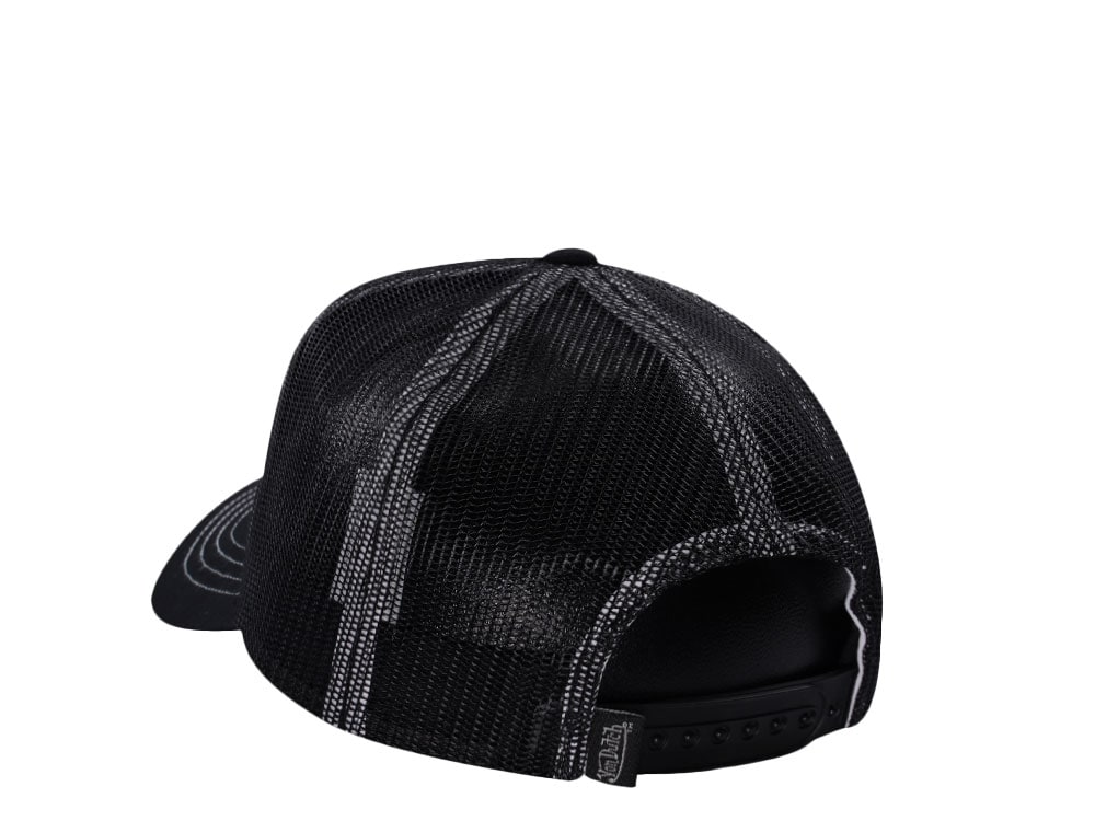 Von Dutch Oval Patch Black Trucker Snapback Gorra