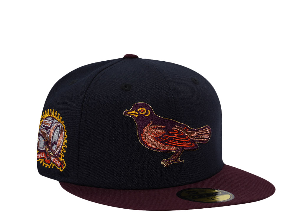 New Era Baltimore Orioles 50th Anniversary Navy Two Tone Edition 59Fifty Fitted Gorra