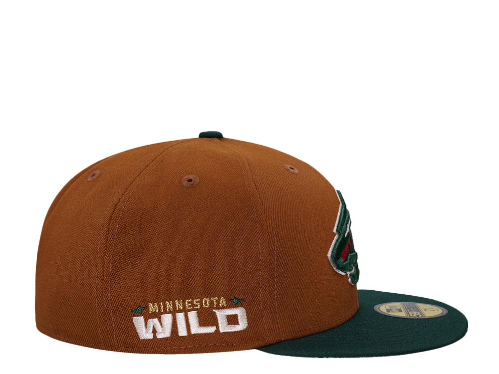 New Era Minnesota Wild Bourbon Two Tone Edition 59Fifty Fitted Gorra