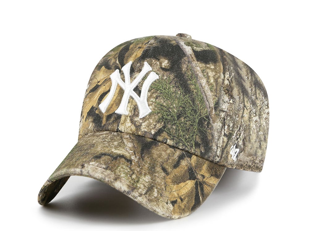 47 Brand New York Yankees Realtree Clean Up Strapback Gorra