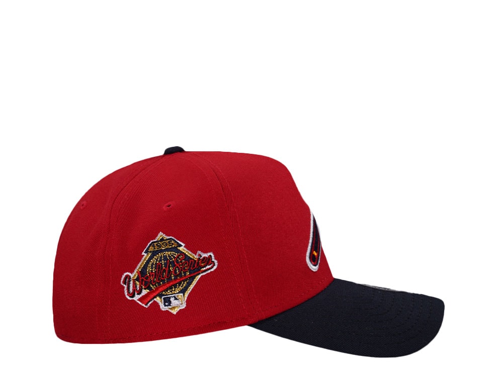 New Era Atlanta Braves World Series 1995 Tomahawk Two Tone Edition 9Forty A Frame Snapback Gorra