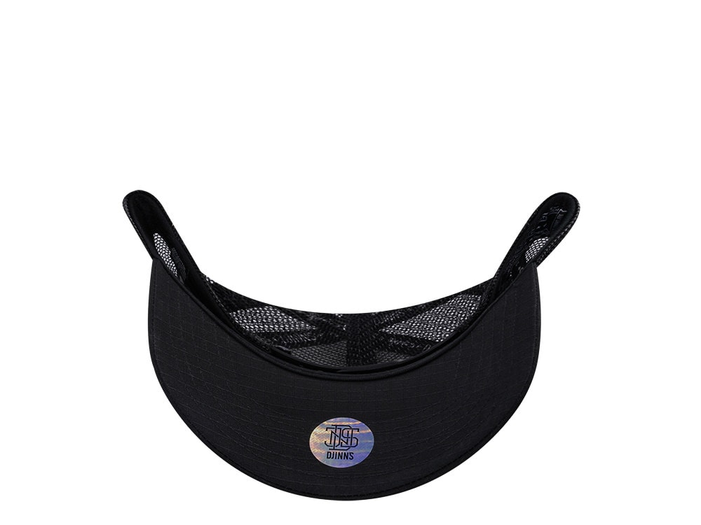 Djinns M-Ribstop Black Trucker Snapback Gorra