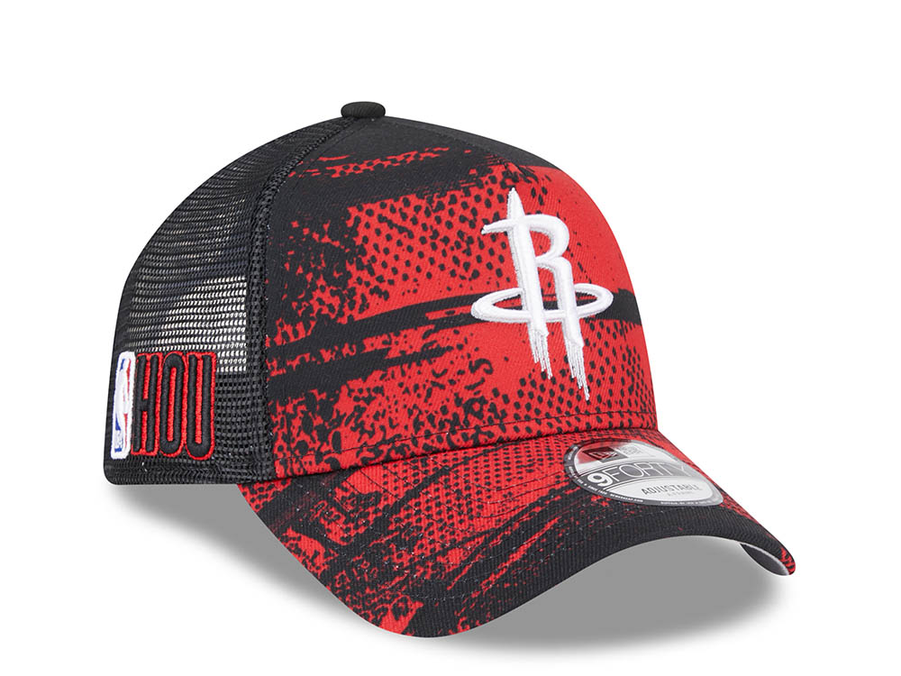 New Era Houston Rockets NBA Tip Off 2024 Trucker 9Forty A Frame Snapback Gorra