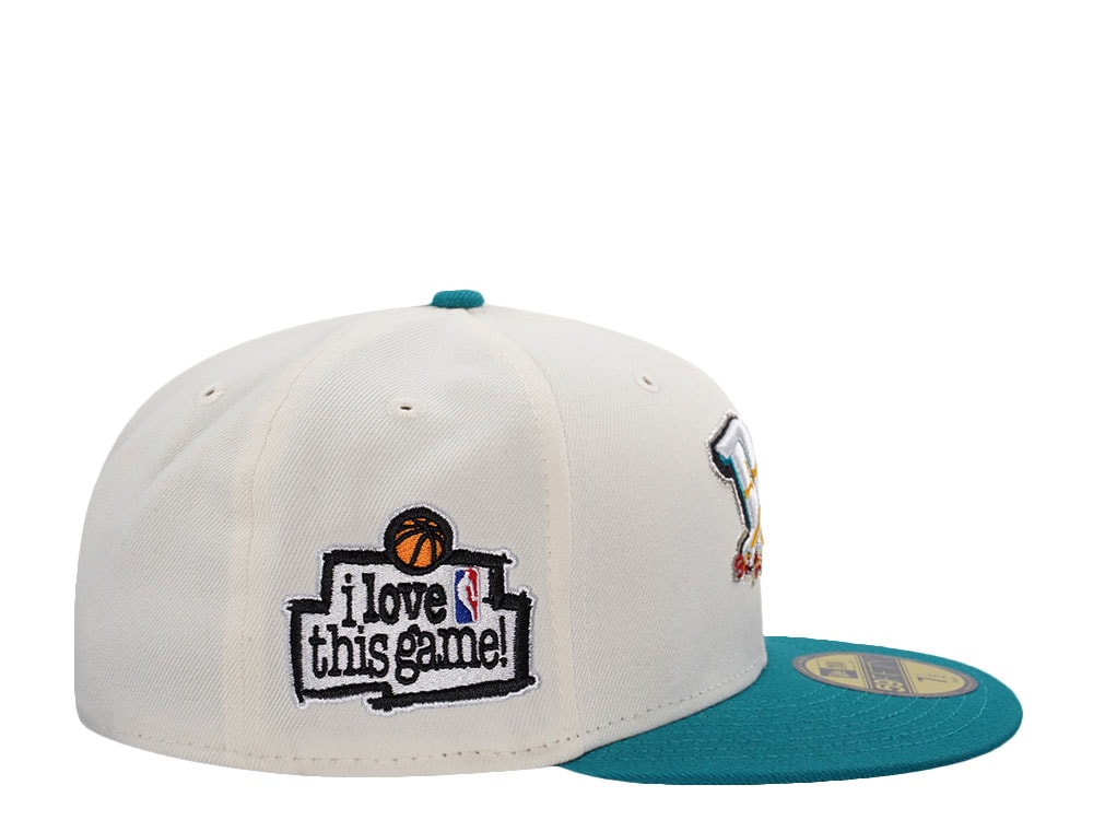 New Era Detroit Pistons Love Rush Chrome Two Tone Edition 59Fifty Fitted Gorra