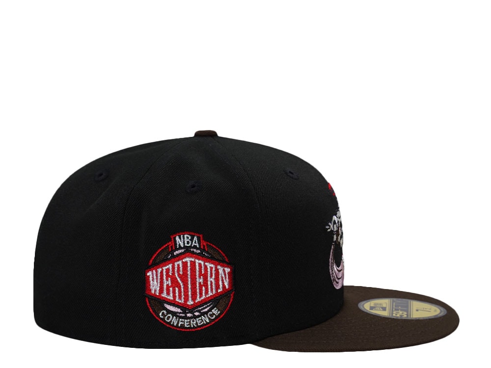 New Era Houston Rockets NBA Western Conference Black Two Tone Edition 59Fifty Fitted Gorra