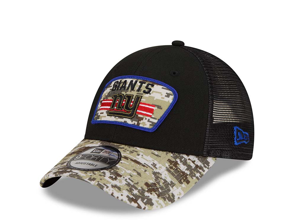 New Era New York Giants Salute to Service 21 9Forty Trucker Snapback Gorra