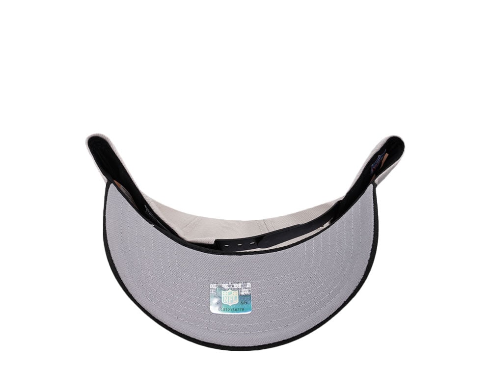 New Era Jacksonville Jaguars Stone Two Tone 9Forty A Frame Snapback Gorra