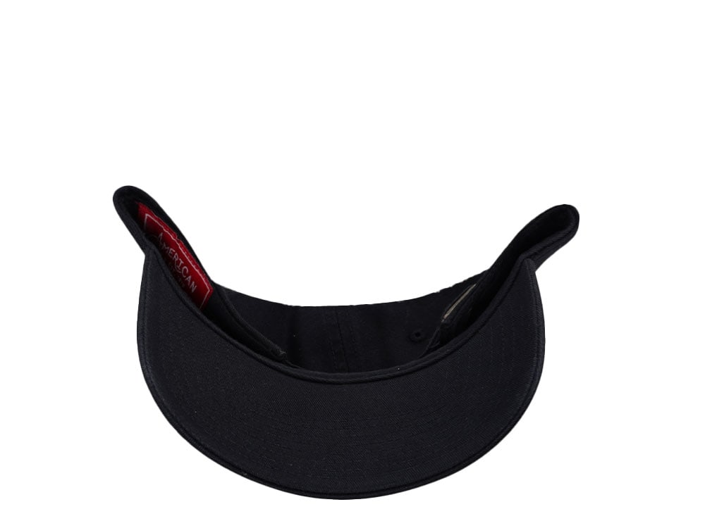 American Needle ACDC Ballpark Black Snapback Gorra