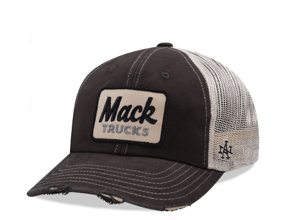 American Needle Mack Trucks Black Orville Edition Trucker Snapback Gorra