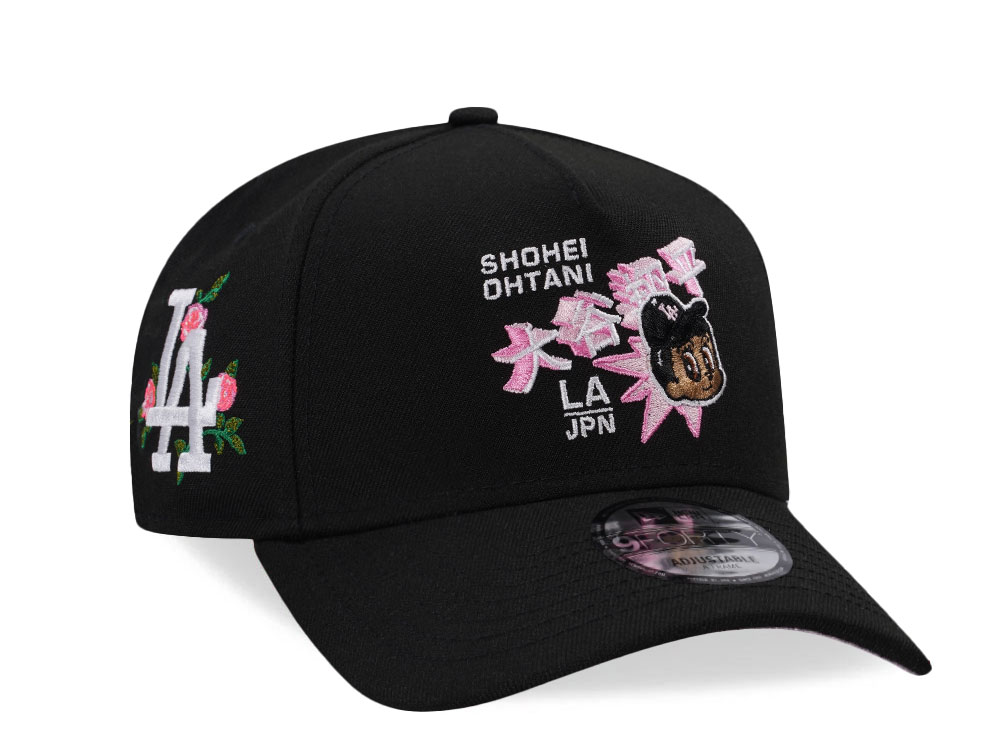 New Era Los Angeles Dodgers Ohtani Black Pink Prime Edition 9Forty A Frame Snapback Gorra