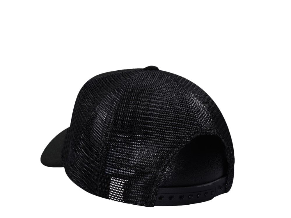 New Era Kansas City Chiefs Black Foam Trucker 9Forty A Frame Snapback Gorra