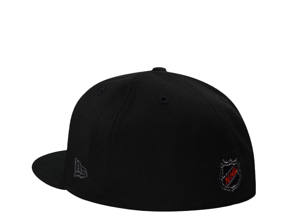 New Era Anaheim Ducks 10th Anniversary Black Prime Edition 59Fifty Fitted Gorra