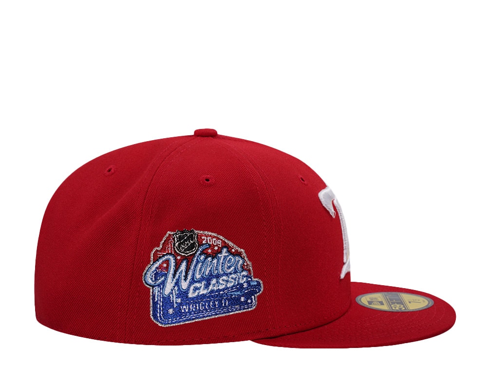 New Era Detroit Red Wings Winter Classic 2009 Scarlet Prime Edition 59Fifty Fitted Gorra