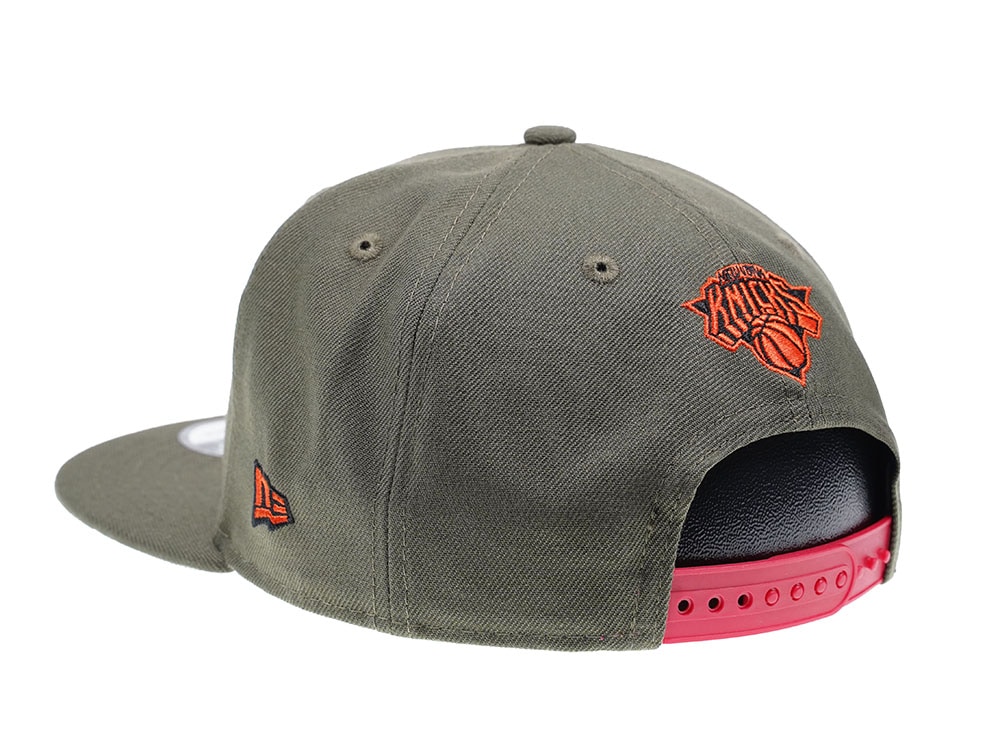 New Era New York Knicks Green x Orange Edition 9Fifty Snapback Gorra