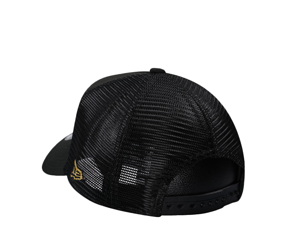New Era San Francisco 49ers Black and Gold Classic Edition Trucker A Frame 9Forty Gorra