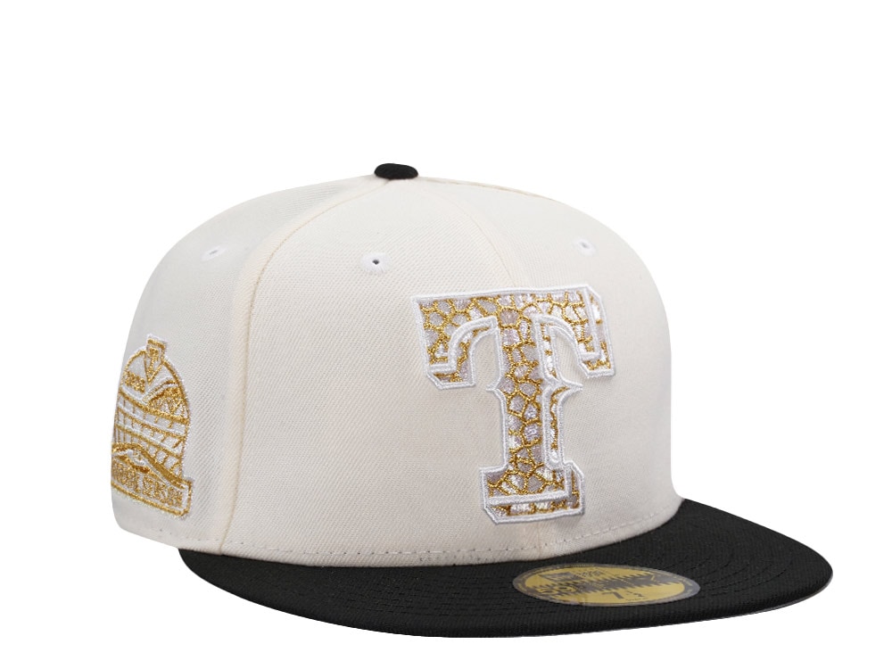 New Era Texas Rangers Inaugural Season Chrome Two Tone Edition 59Fifty Fitted Gorra