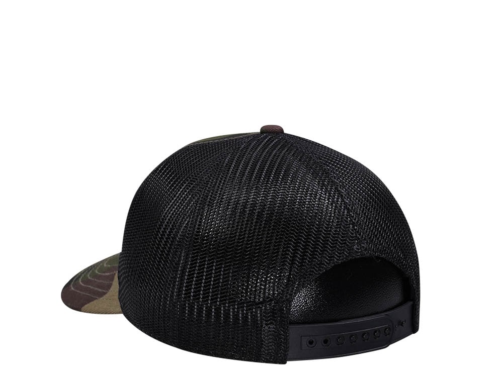 American Needle Chevy Twill Valin Patch Camo Trucker Snapback Gorra