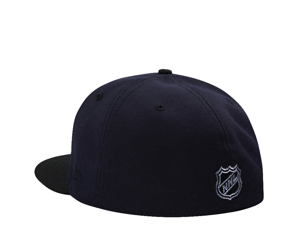 New Era Utah Mammoth Tusky Metallic Navy Two Tone Edition 59Fifty Fitted Gorra